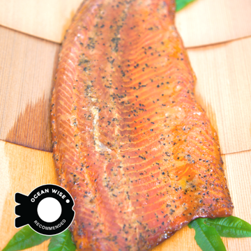 Fish Salmon Hot-Smoked Fillet 16oz piece vacpack (Frozen)